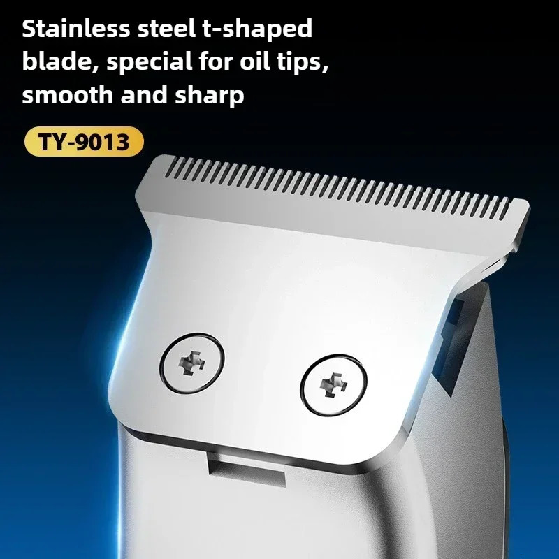 Electric Hairdresser Shaving Head Pusher Electric Pusher Clipper Hair Precision USBCharging Hair Trimmer for Men Home Appliances 250612