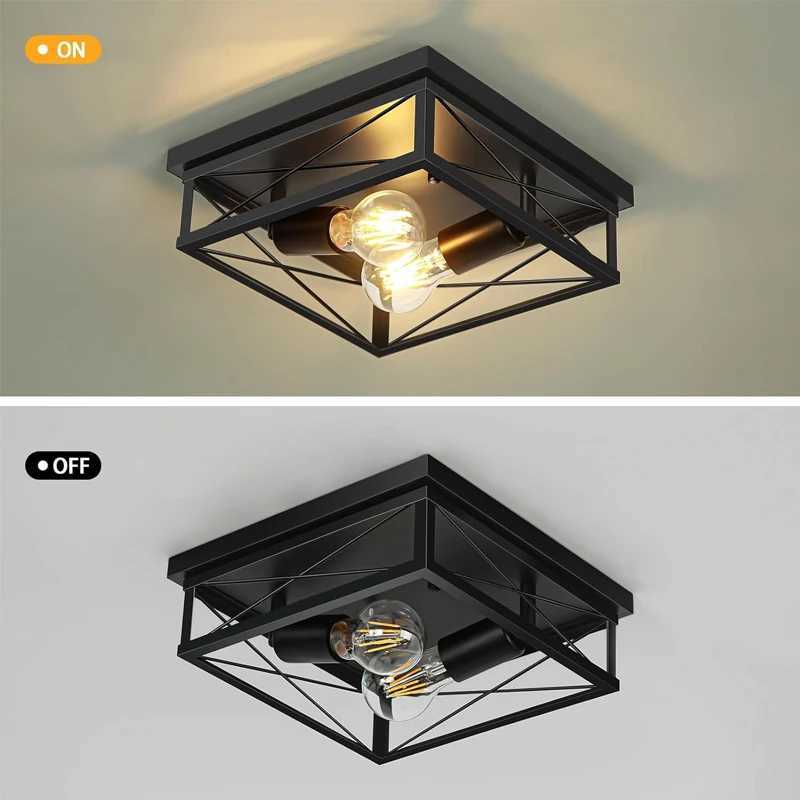 American Retro Industrial Ceiling Lamp Farmhouse Corridor Dining Room Lamp Kitchen Bedroom Balcony Ceiling Light XJ2500613