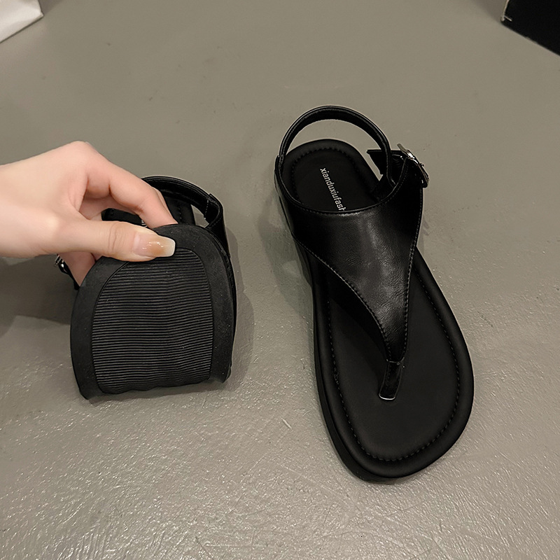 Ddmyoutdoor Fairy For Women Summer New Fashion Casual Flat Toe Post Strap Sandals Outdoor Shoes