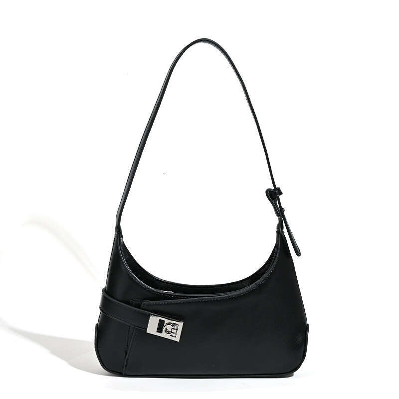 Women's Bag 2025 Summer New High-End Solid Color Versatile Underarm Niche Design Textured Shoulder Handbag