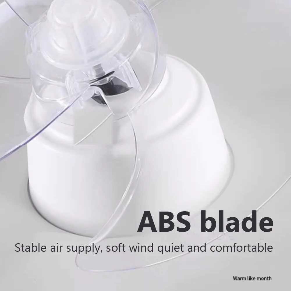 LED Fan Light Nordic Oscillating Head 50CM Mute For Living Room Bedroom Study Room Light Restaurant Ceiling Fan Lights XJ2500613