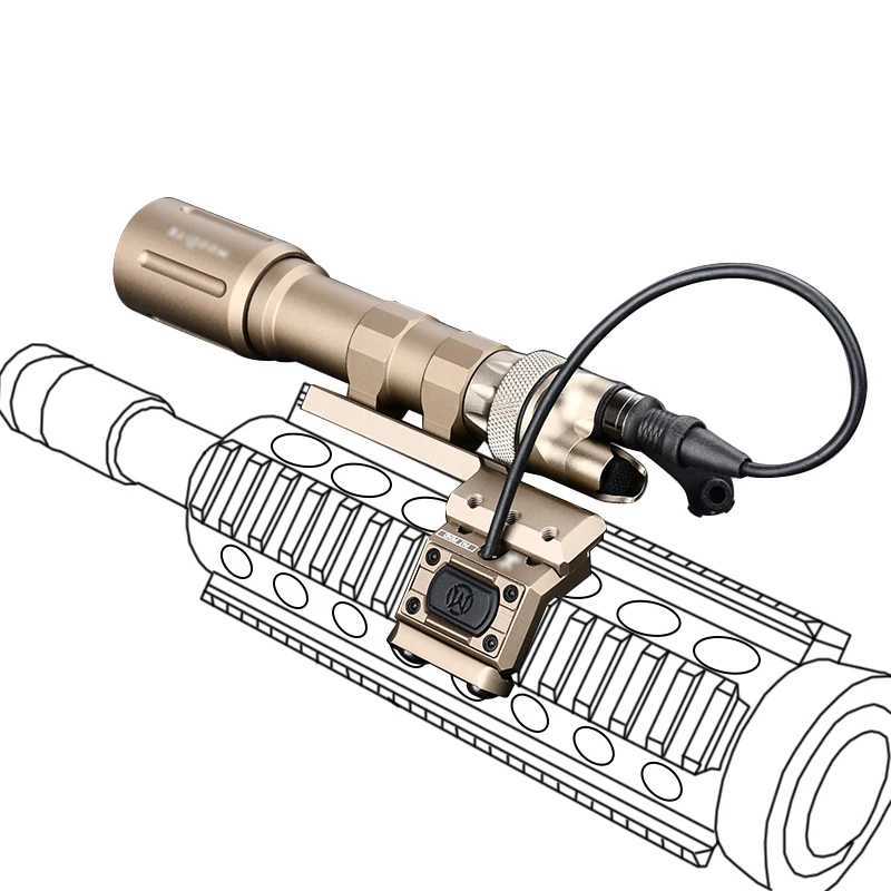 PLHV2 Flashlight Tactical High Power Scout Light Modlit PLH-V2 Hunting Weapon Lamp UNIT Offset Switch For 20mm Picatinny Rail XJ250613