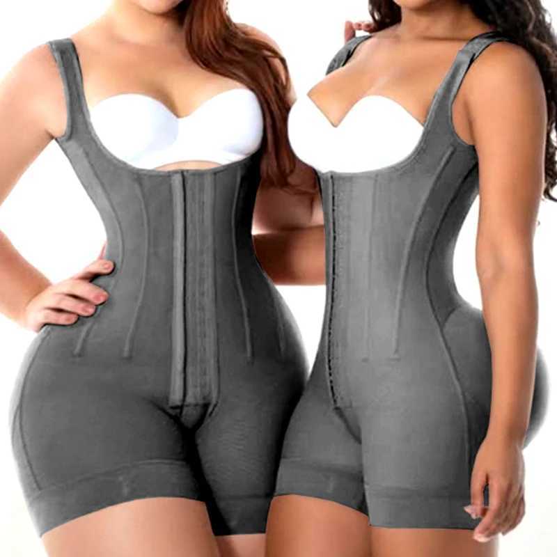 6XL Colombian Shapewear Bodysuits High Compression Waist Slimming Sheath Postpartum BBL Corset Body Shaper XJ250614
