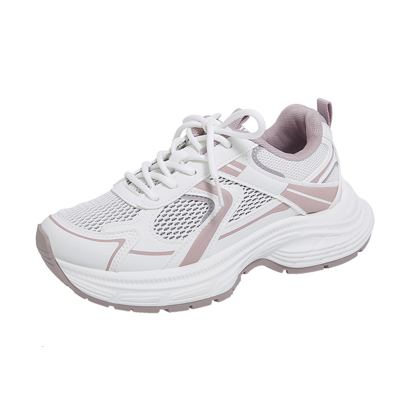 Ddmysports Ins Korean Style New Dad For Women Summer Student Sports Running Casual Shoes Thick Sole Height Increasing ZL Outdoor Shoes