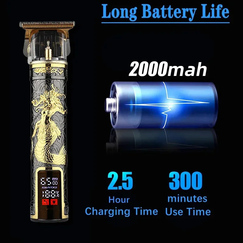 Professional Hair Clipper for Men Cutting Machine Shaving Haircut Beard trimmer Barber Cutter Mower Mens Electric Shaver 250612