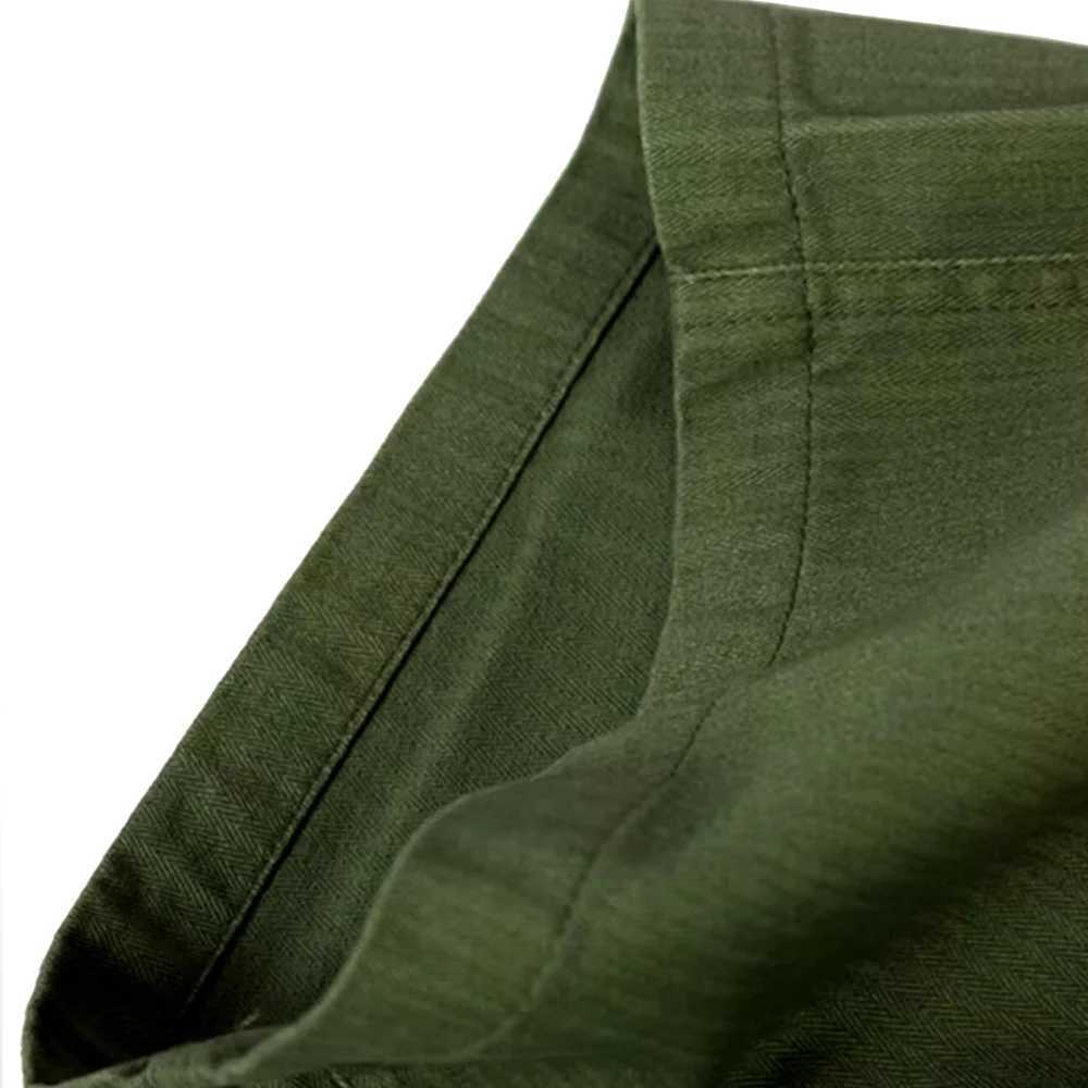 P44 Short Pants HBT Retro WW2 U.S. Training Panties Tactical Running Board Bottom Green Pockets Large WWII WW2 W250614