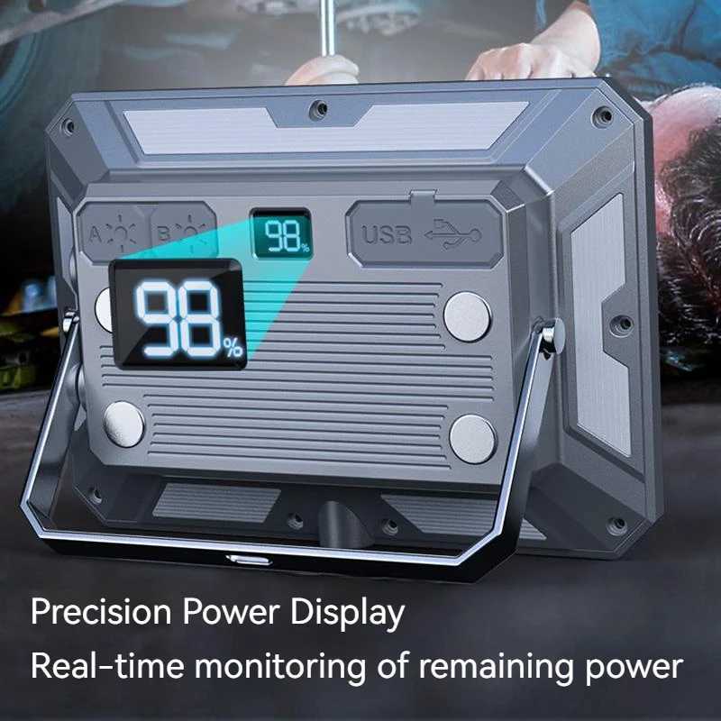 Portable LED Camping Tent Light Rechargeable Searchlight High Power Outdoor Emergency Lighting Waterproof Hanging Night Lamp W250613