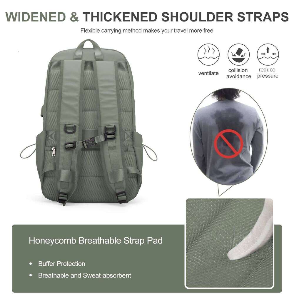 For Men And Women Large Capacity Travel Multifunctional USB Charging Laptop Backpack Casual Student Schoolbag