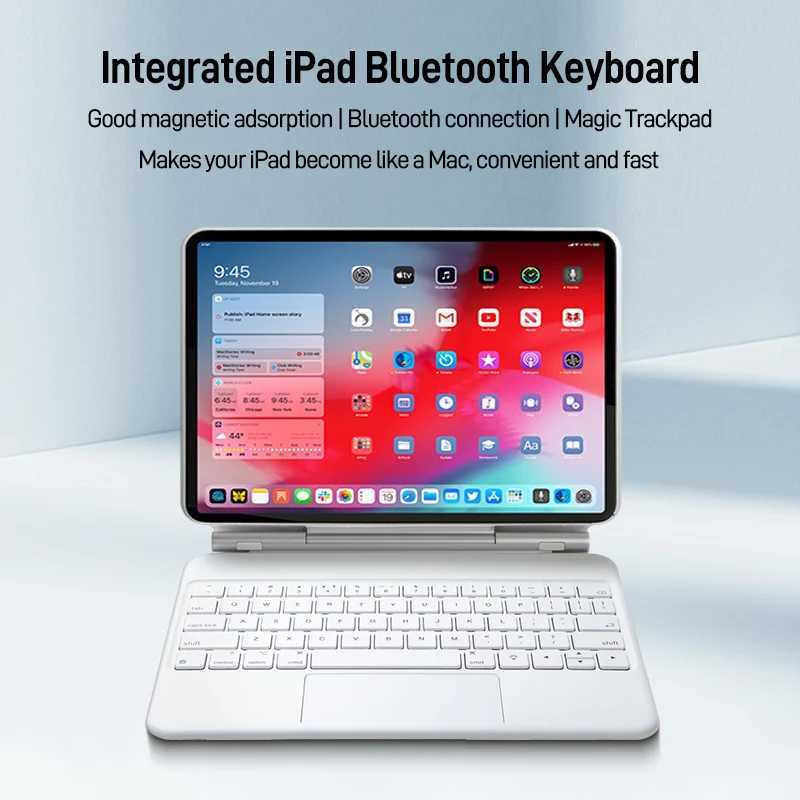 ORANGO Magic Keyboard for iPad Pro 11 2024 Air 4 Air 5 Air 6 for iPad 12.9 10th Generation 6th 5th 4th 3rd Gen Cover Case X250614