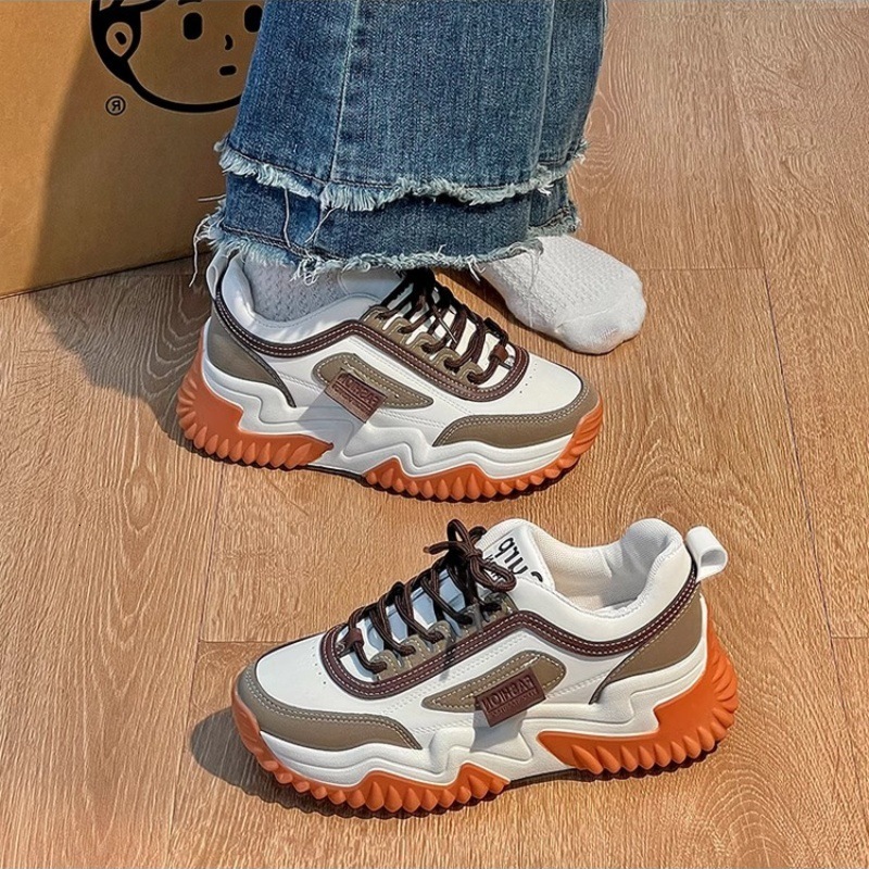 Ddmysports Autumn New Thick Soled Breathable Dad Sneakers Casual Sports Shoes Hot Outdoor Shoes