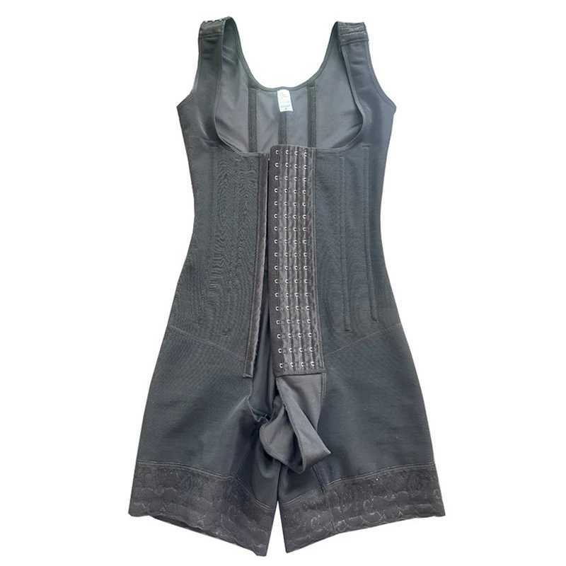 High Compression Shapewear Open Chest Sleeveless Jumpsuit Women Body Shaper Waist Corset Shaping Hip Lifting Underwear XJ250614