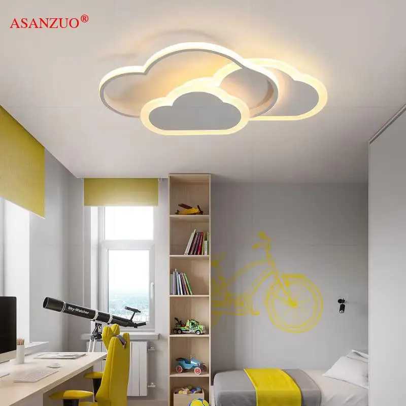 Cloud/Love Shape Decor Indoor Lighting Fixtures Modern LED White/Pink Ceiling Lamp for Childrens Room Kids Nursery BedroomXJ2500613