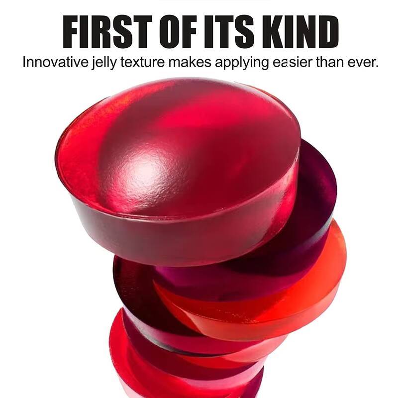 Jelly Lipstick Milk Facial Rouge Cream Moisturize Powder Blusher Stick Waterproof Long-lasting No Fading Korean Cosmetic happy