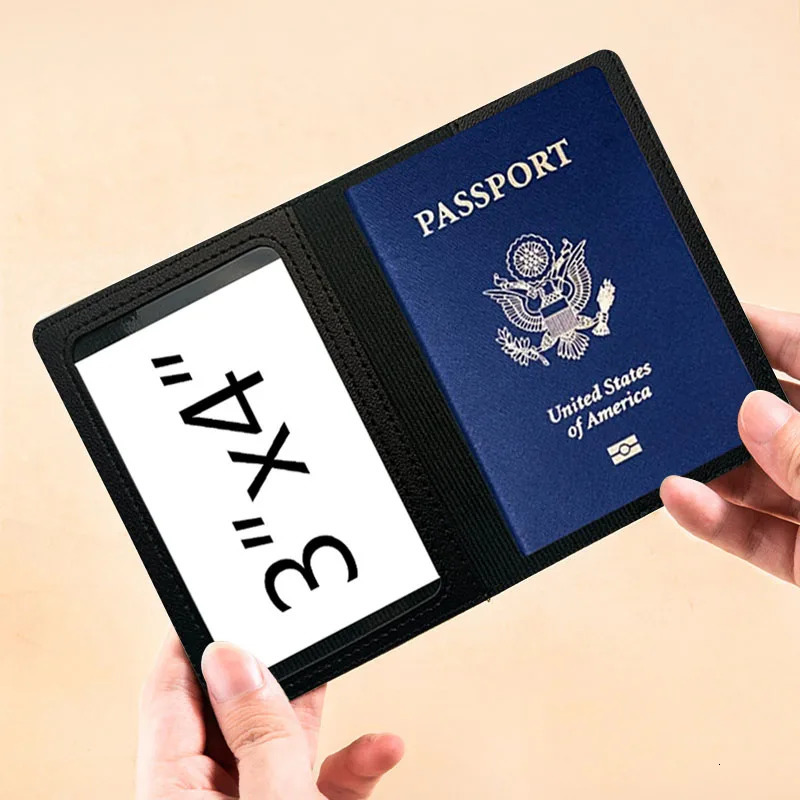 Passport Cover Pu Leather Holder Case Luggage Tags For Travel Baggage Label Suitcase travel accessoriesSet 250614