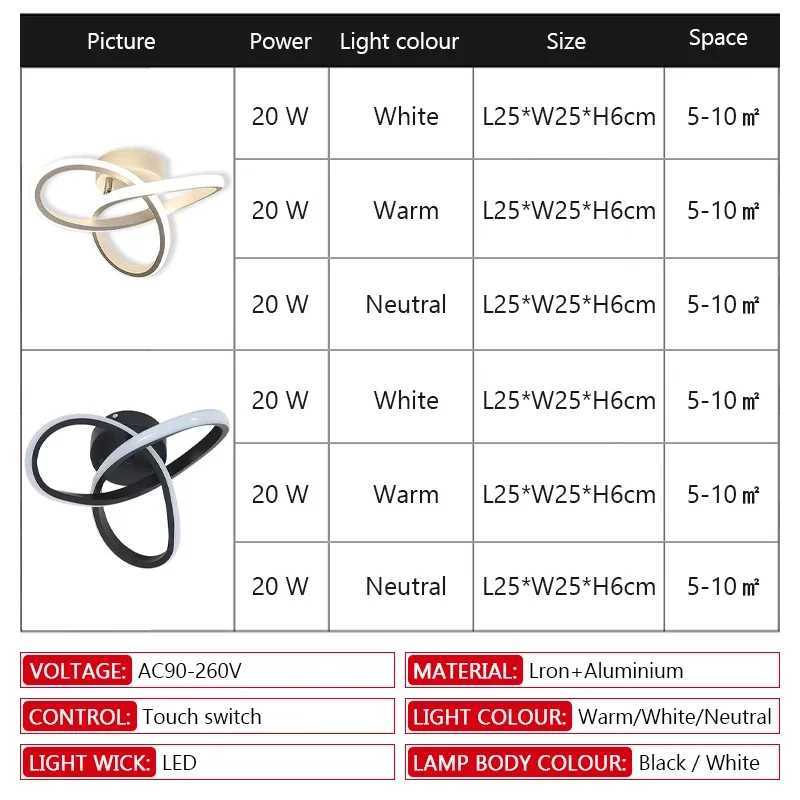 LED 20W Aisle Ceiling Light Modern Home Lighting LED Surface Mounted Bedroom Living Room Corridor Light Staircase Balcony LightXJ2500613