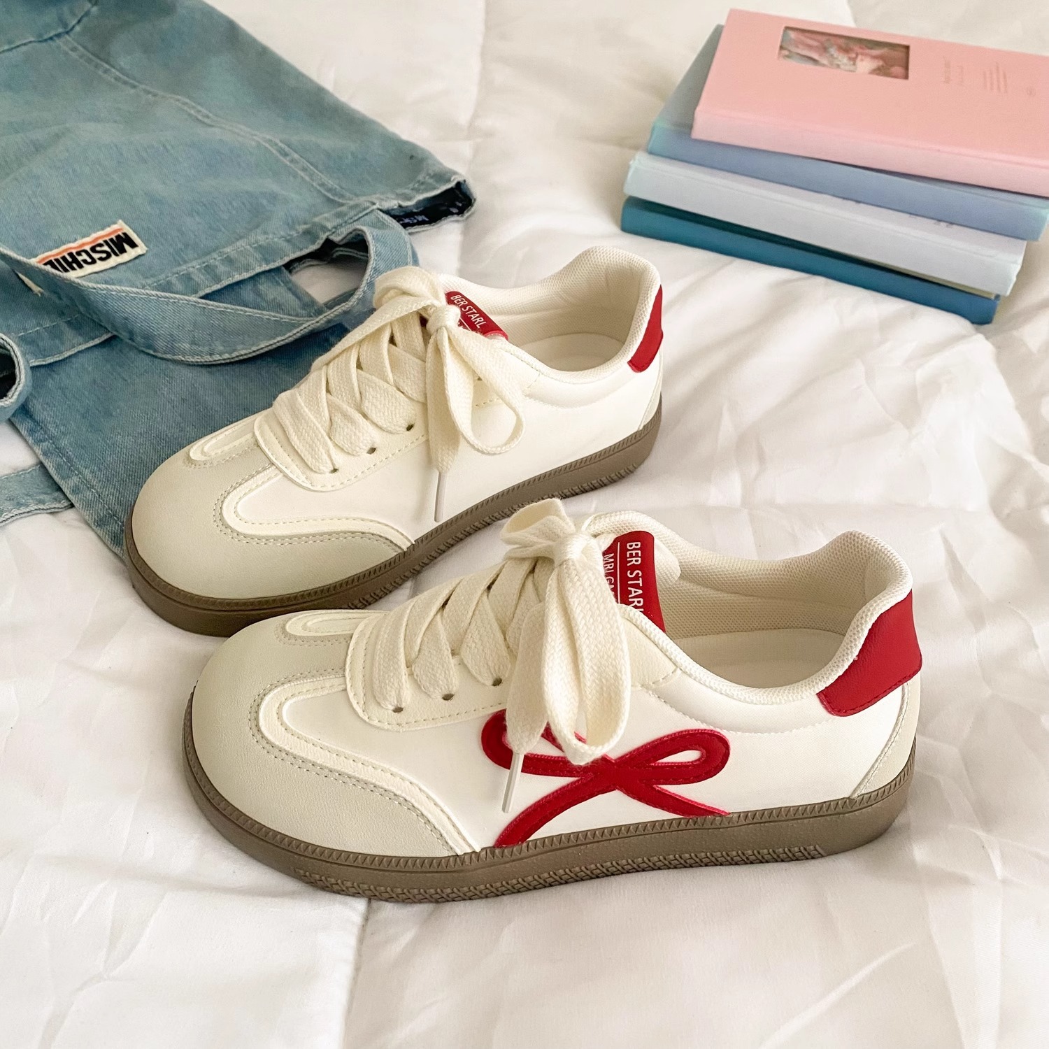 Ddmysports Thick Soled German Training For Women Spring Summer New Versatile White Student Casual Sports Agan Shoes Outdoor Shoes