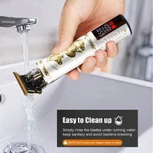 Professional Hair Clipper for Men Cutting Machine Shaving Haircut Beard trimmer Barber Cutter Mower Mens Electric Shaver 250612