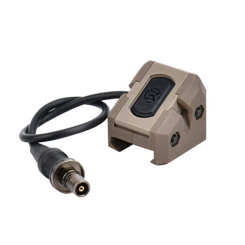 WADSN SF Tactical Dual Function Switch ModButton Crane Plug Tail Control Switch PEQ DBAL Laser Airsoft M600 Flashlight Equipment XJ250613