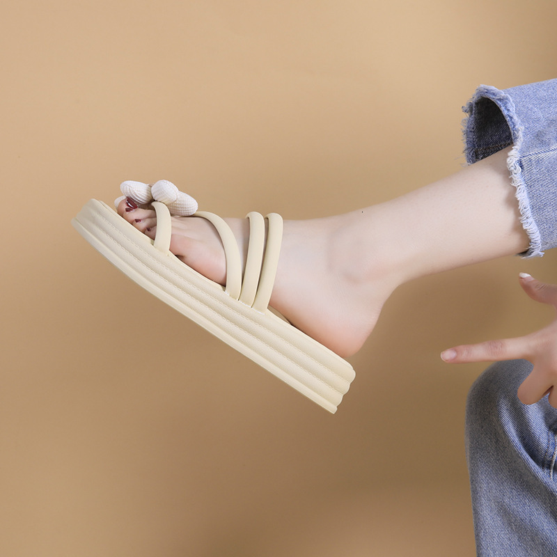 Ddmyoutdoor Women S Slippers New Summer Outdoor Wear With Skirts High End Fashion Thick Soft Sole Non Slip Beach Sandals Outdoor Shoes