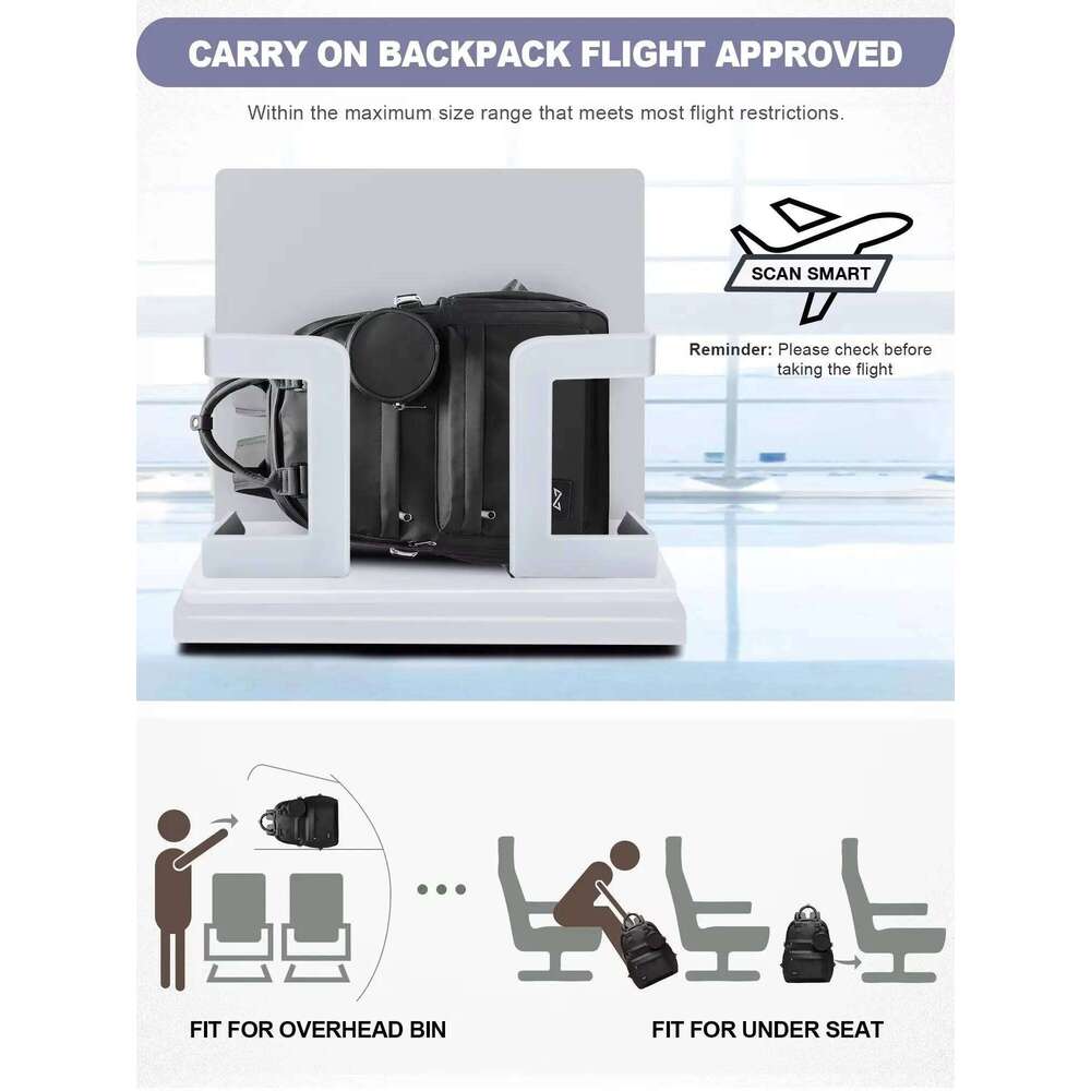 Laptop Waterproof Travel Bckpacks Fashion Purse For Women Work College Backpack School Bag