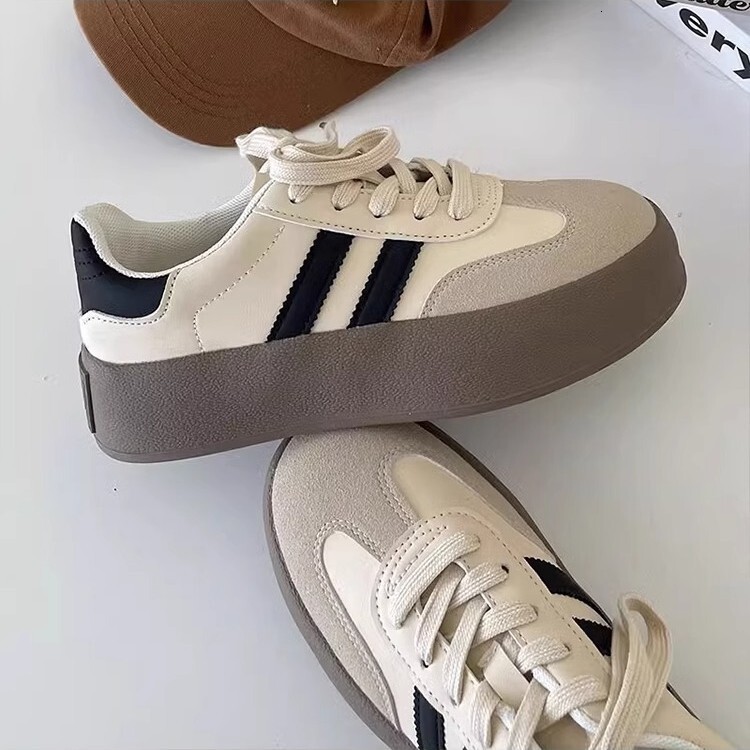 Ddmysports High Quality German Training Shoes New Spring Summer Thick Soled White Casual Sports Sneakers Outdoor Shoes