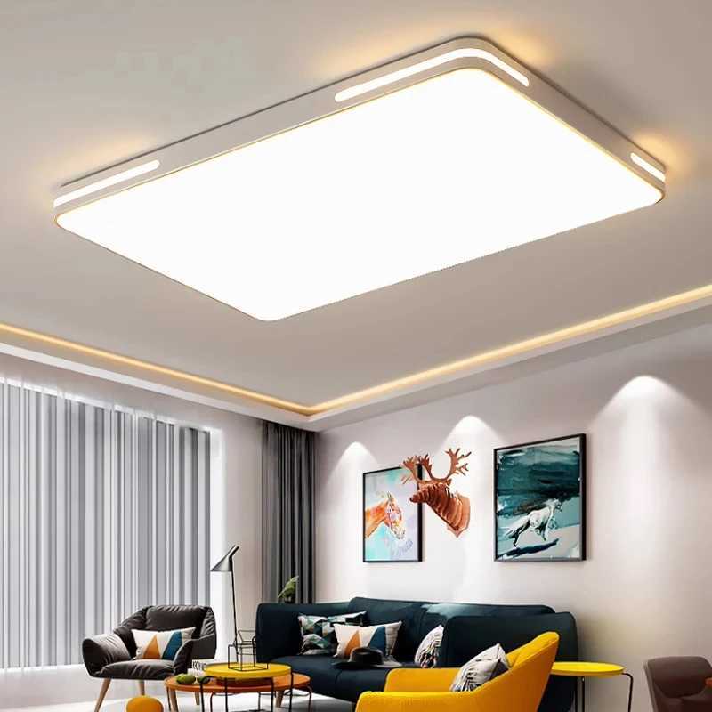 Modern LED Ceiling Lamp Living Room Bedroom Square Round Ceiling Light with Remote Control Dimmable 90-260V Indoor Home Lighting XJ2500613