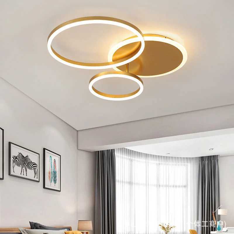 Modern LED Ceiling Light Circular Ring Chandelier Bedroom Dining Room Home Decor Lamps for Room Light Fixture AC85-260VXJ2500613