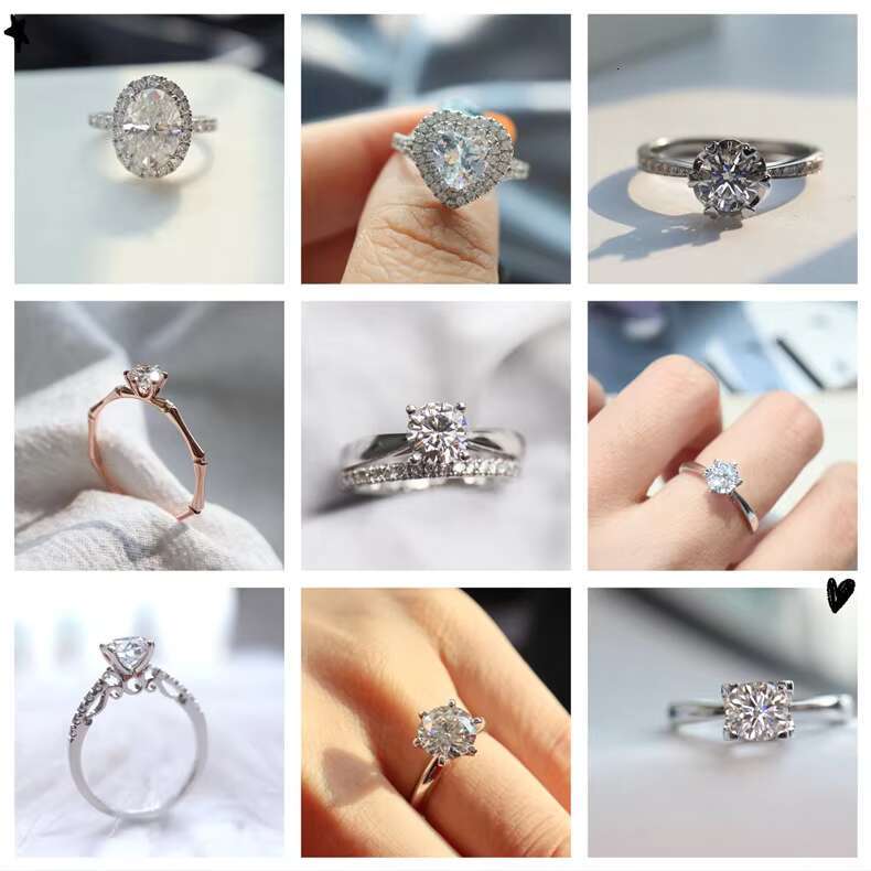 Telula Lab-Grown Diamond Solid Gold 14K E Color Lab Grown Diamond Engagement Ring 1CT VVS IGI Womens Synthetic Rings