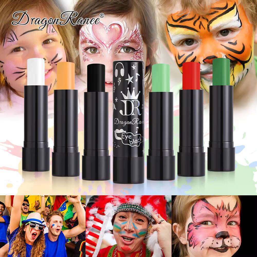 12 Colors Waterproof Velvet Matte Black White Lasting Pigment blue Green Purple Lipstick Christmas Halloween Lip Makeup happy