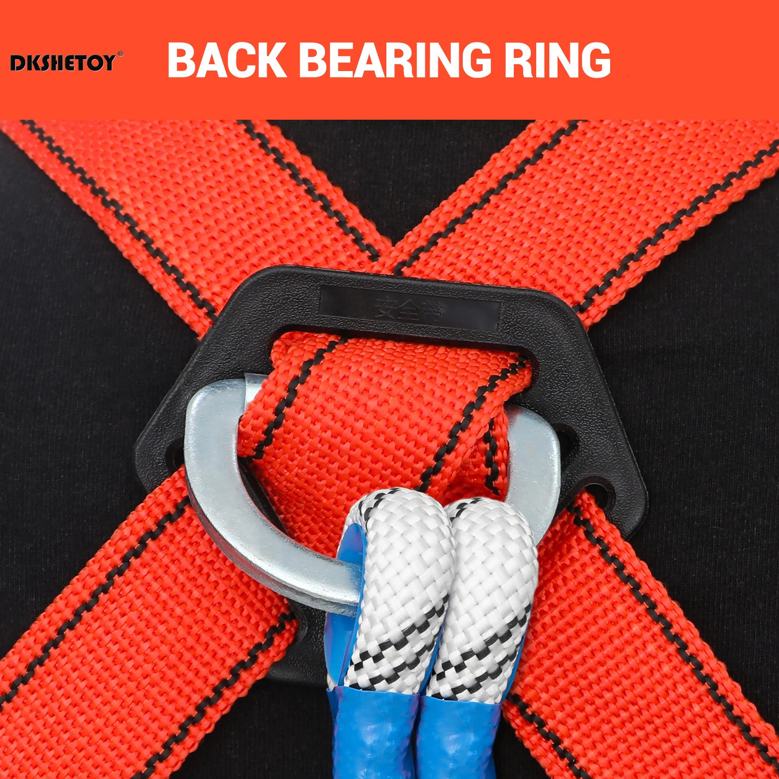 Professional Safety Harnesses Fall Protection Durable Polypropylene Fibre Material for Hiking Camping Adventure Tool y250611