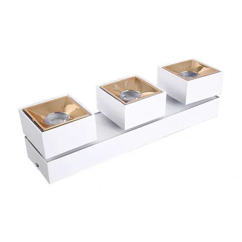 Square LED spotlights 355 adjustable 1-4 heads ceiling lights anti-glare living room hotel office and business lighting 10WXJ2500613