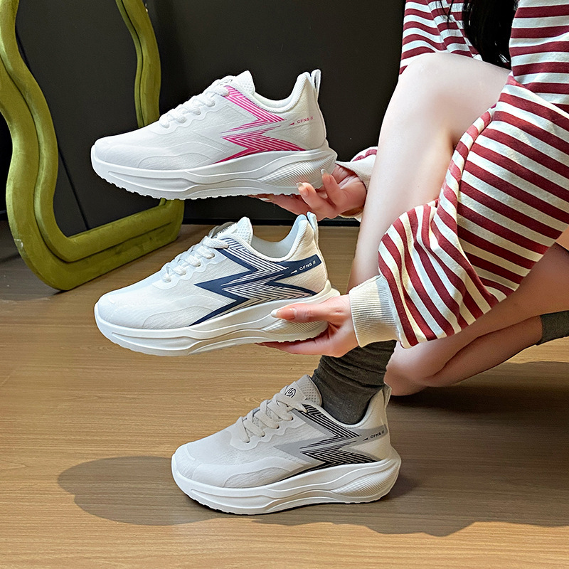 Ddmysports Ins Korean Style New Dad For Women Spring Student Sports Running Casual Shoes Thick Sole Height Increasing PM Outdoor Shoes