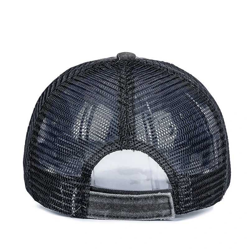 Unisex Washed Cotton Cap Mountain Embroidery Vintage Baseball Caps Men Women Adjustable Breathable Outdoor Streetwear Sports Hat W250614