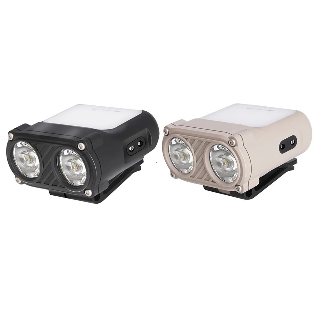 Dual Beam COB LED Headlamp Type-C Charging Cap Hat Light 1200mAh Keychain Light LED 500LM 5 Modes Waterproof for Outdoor Running 250611