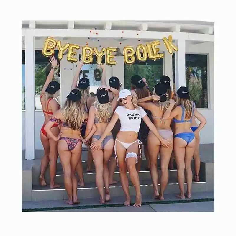 MYZOPER 2019 Fashion New SQUAD BRIDE Letter Adjustable Summer Hat Casual Tide Solid Color Baseball Cap Adult Cap W250614