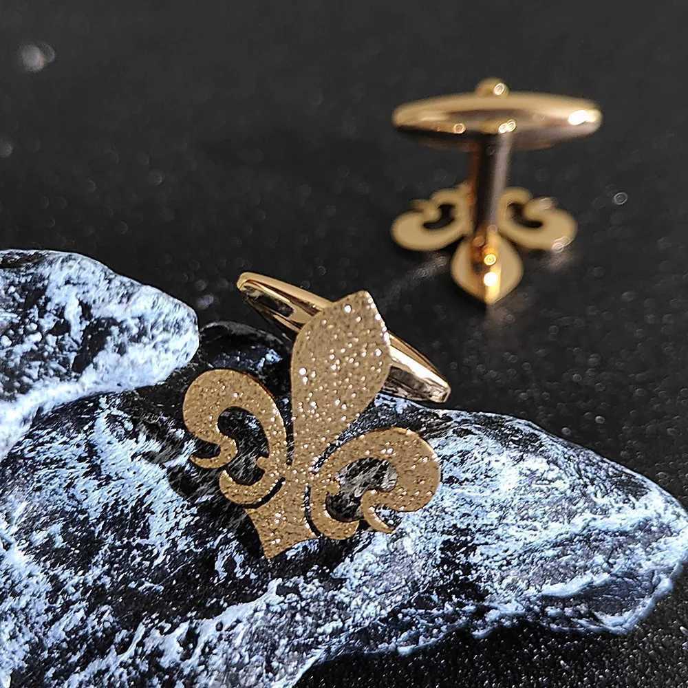 Celtic Flower Cufflinks Stainless Steel Symbol Cufflinks Vintage Religious Jewelry Trendy Men Wedding Anniversary Gifts XJ250614