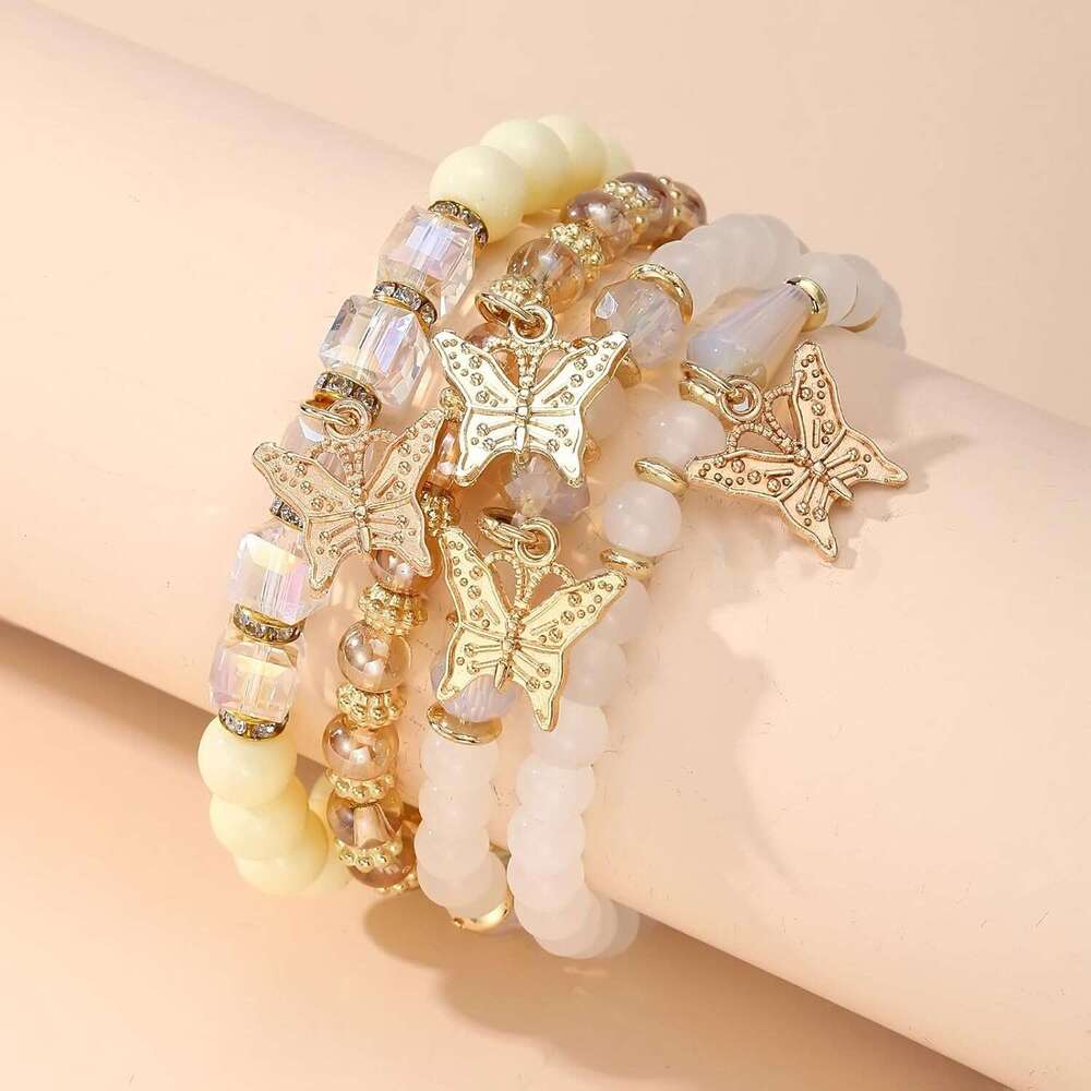 Beaded Bracelets for Women Trendy Stacks Boho Bead Bracelet Pack Friendship Jewelry