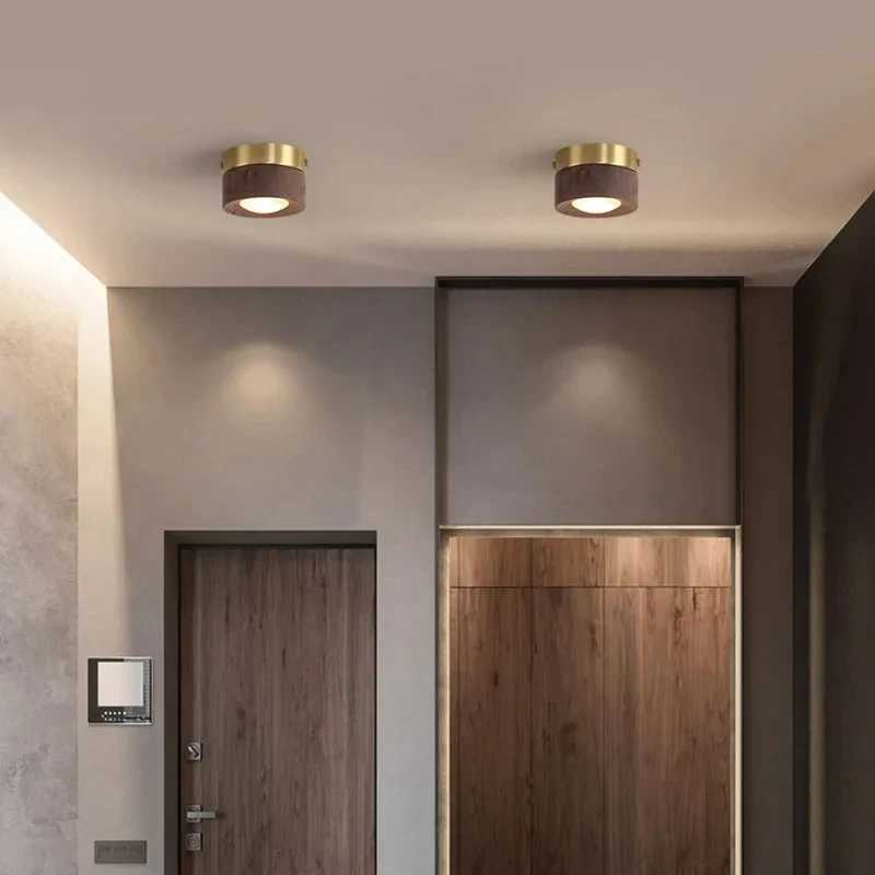 Chinese Style lamp Luxury Ceiling Light Retro Living Room Corridor Tube Light Japanese Style Light and Dark Ceiling SpotlightsXJ2500613