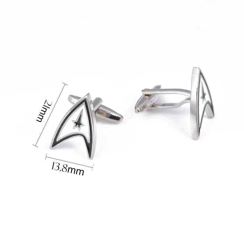 Star Tie Clips Cufflinks Sets High-end Mens Gifts Business Banquet Party Suit French Shirt Buttons Trendy Cuff Links Set XJ250614
