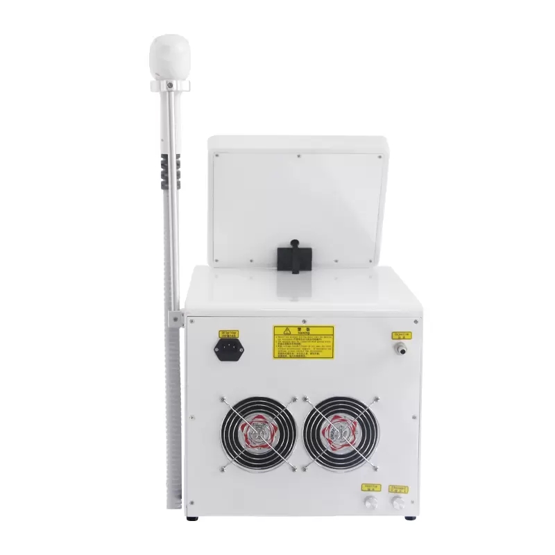 Portable 808nm Diode Laser Hair Removal Machine Cooling Head Painless Permanent Hair Removal Device Ice Titanium CE Approved