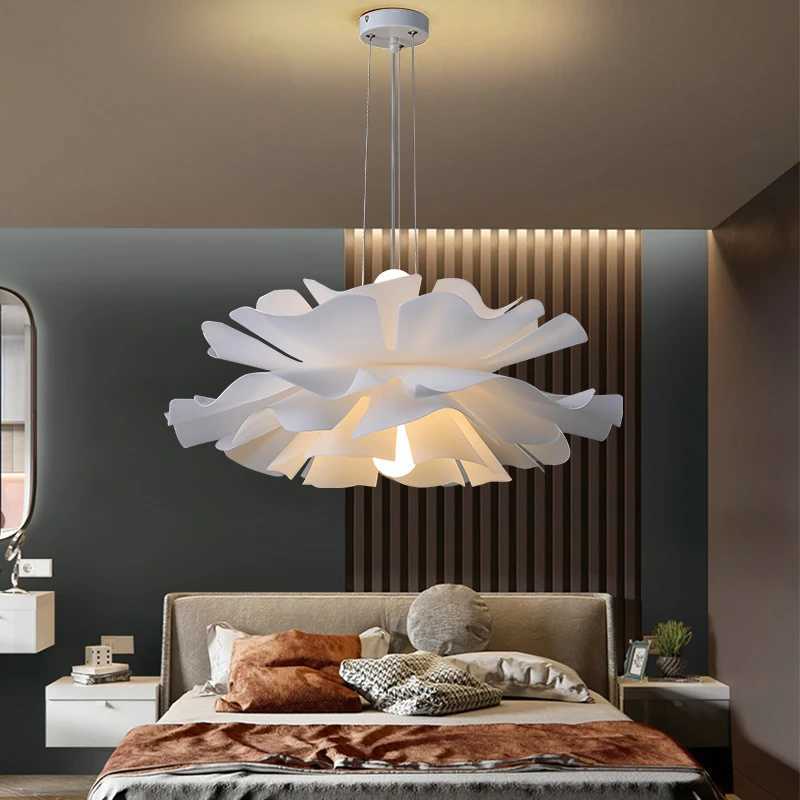 Love Me Not chandelier bedroom flower lamp simple white lamp shade indoor kitchen decor outdoor Nordic design girls room light XJ2500613