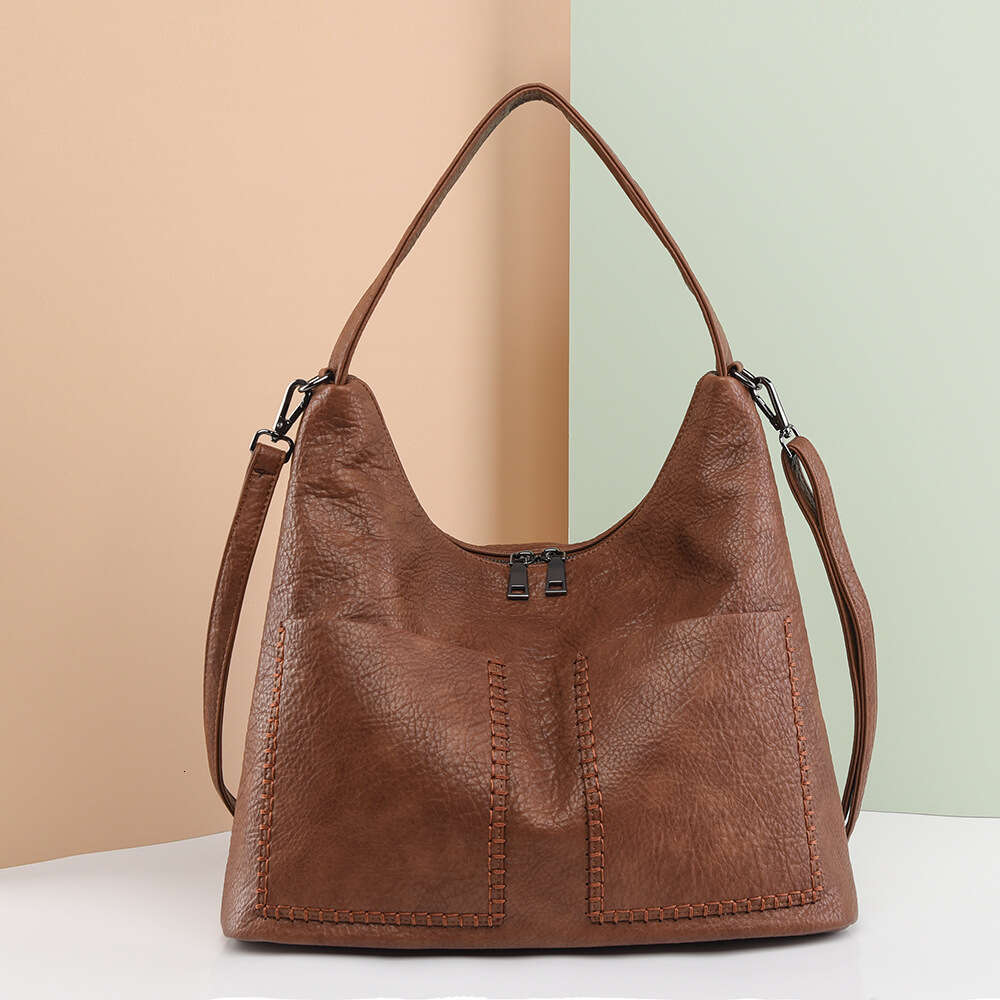 Tote 2025 New Casual Women's Fashion Simple Large Capacity Shoulder Lazy Style Underarm Bag