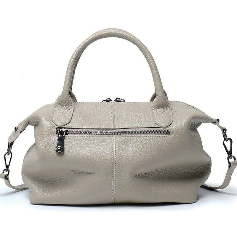 Handbags Women Soft Cowhide Shoulder Crossbody Casual Tote 2024 New Genuine Leather Messenger Purses Top-Handle Bags