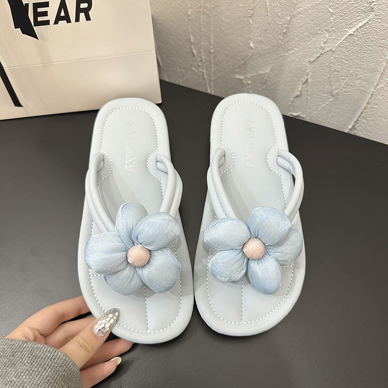 Ddmyoutdoor Trendy Cute Versatile Flat Flip Flops For Women Summer New Style Skirt Matching Non Slip Soft Sole Sandals Outdoor Shoes