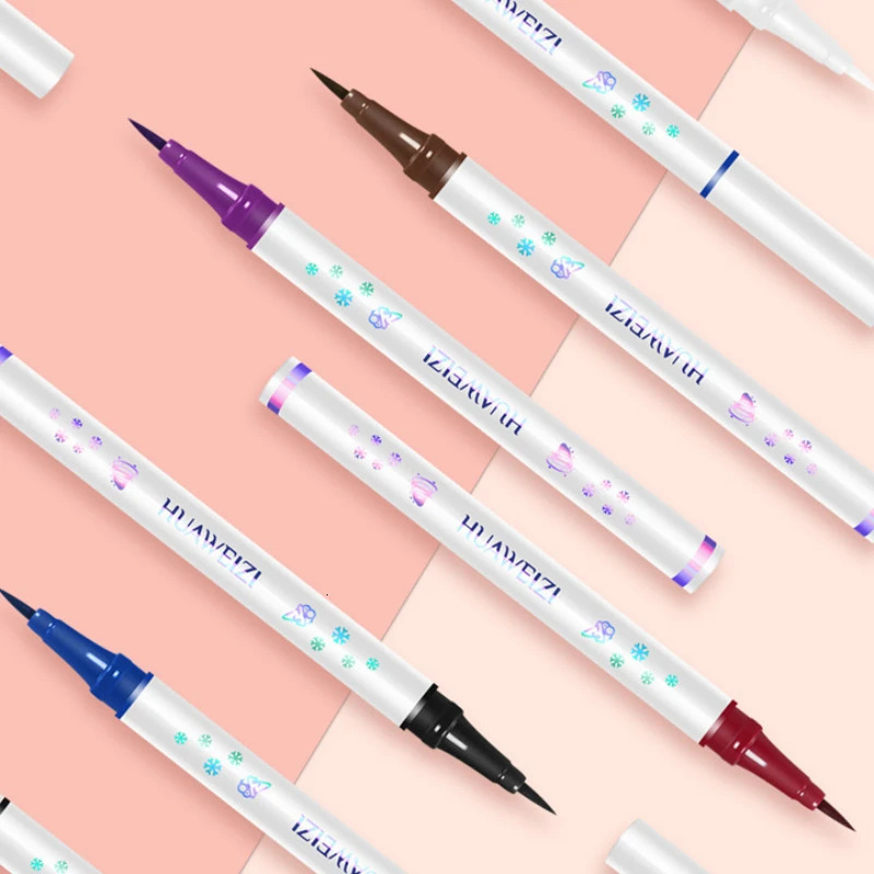 Red Matte Eyeliner Pencil Long Lasting Eye Makeup Liquid Eyeliner Waterproof Eyeliner Pen Eye Cosmetics Makeup Tools 250614