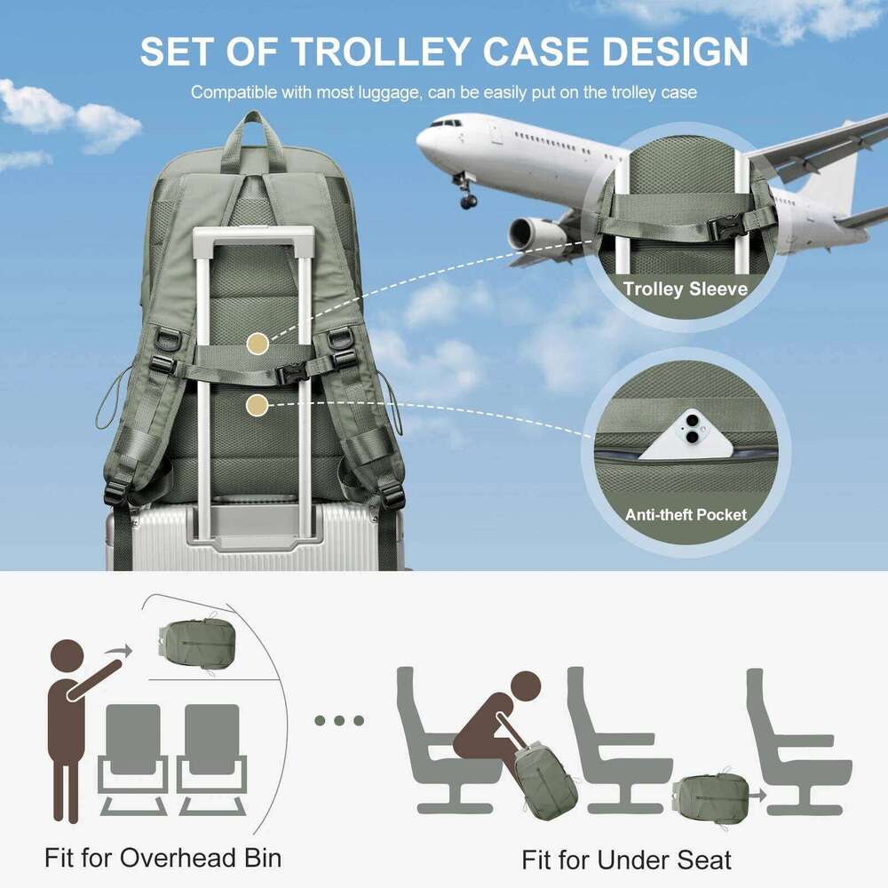 For Men And Women Large Capacity Travel Multifunctional USB Charging Laptop Backpack Casual Student Schoolbag