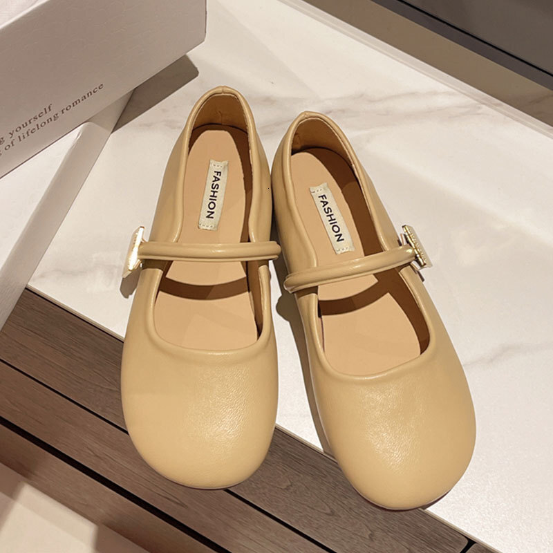 Ddmysports French Style Shallow Mary Jane For Women Summer New Evening Gentle Versatile Soft Sole Dress Shoes Outdoor Shoes