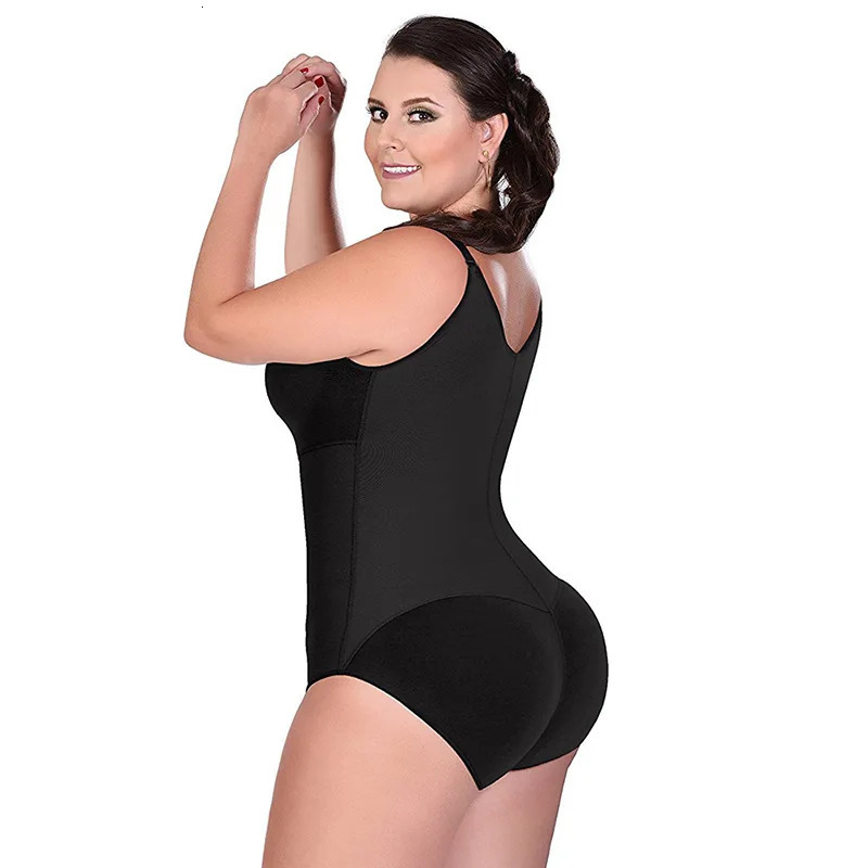 Fajas Colombianas Moldeadoras Body Shaper Post Surgery Compression Garment Shapewear Tummy Control with Zipper 250613