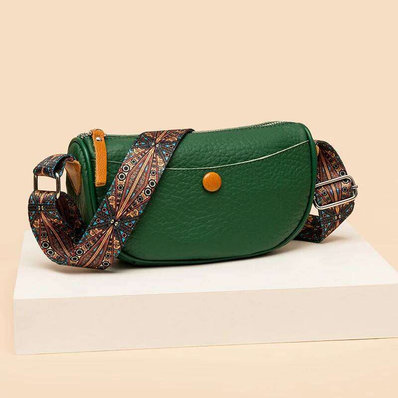 2023 New Cowhide Soft Leather Zero Wallet Fashion Versatile Crossbody Bags For Women Messenger Bag Coin Purse