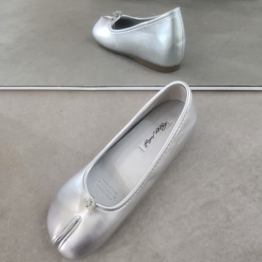 Ddmysheep Ddmysheep CM Height Increasing Pig Split Toe Summer Flat Single Ballet Horse Hoof Shoes Axi Brother Style Slip On